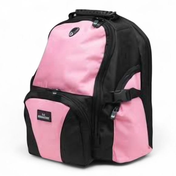Manhattan Handbags - Y2K Manhattan Pink/Black Large Backpack